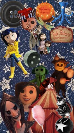 Coraline Background Wallpaper