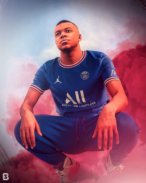 Mbappe Background Wallpaper