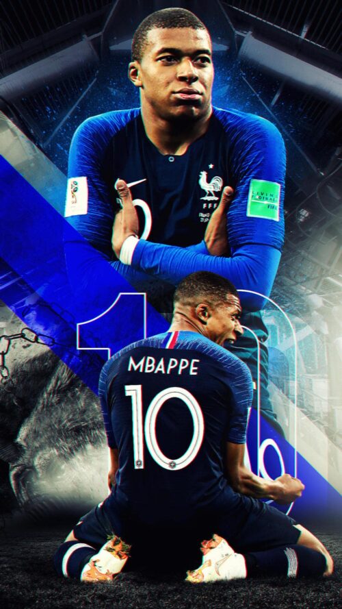 Mbappe Background Wallpaper