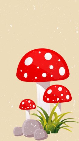 Mushroom Background Wallpaper