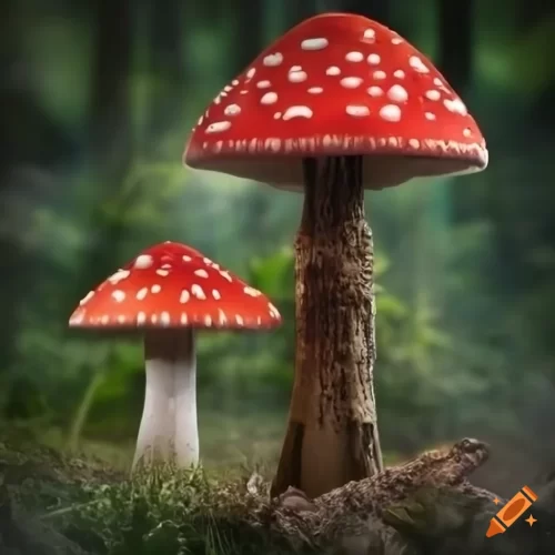 Mushroom Background Wallpaper