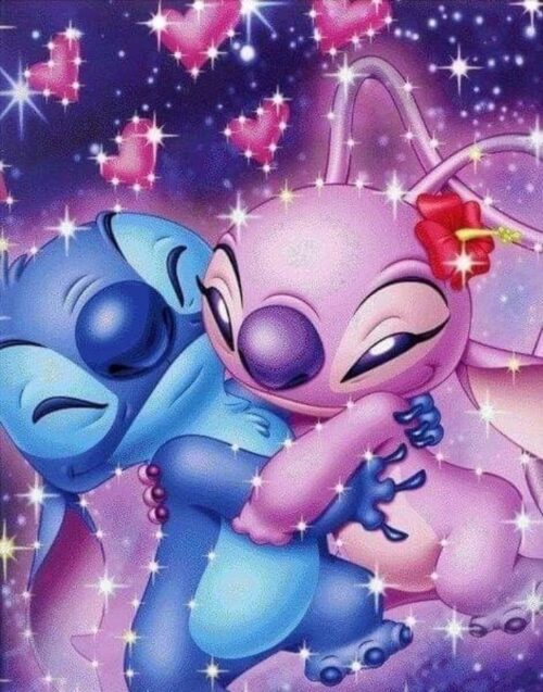 Stitch And Angel Wallpaper