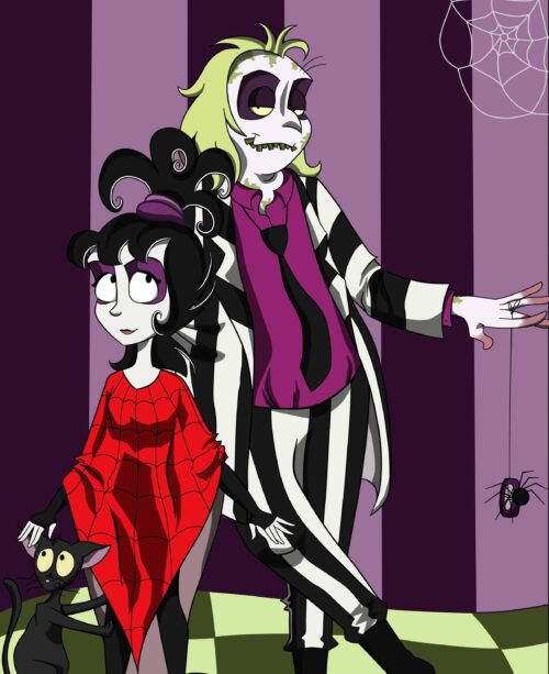 Background Beetlejuice Wallpaper