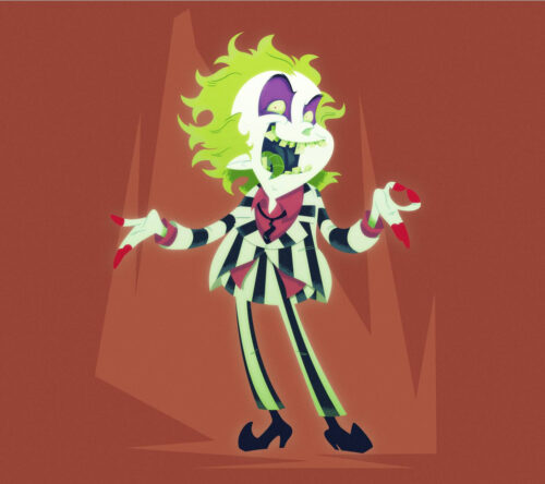 Background Beetlejuice Wallpaper