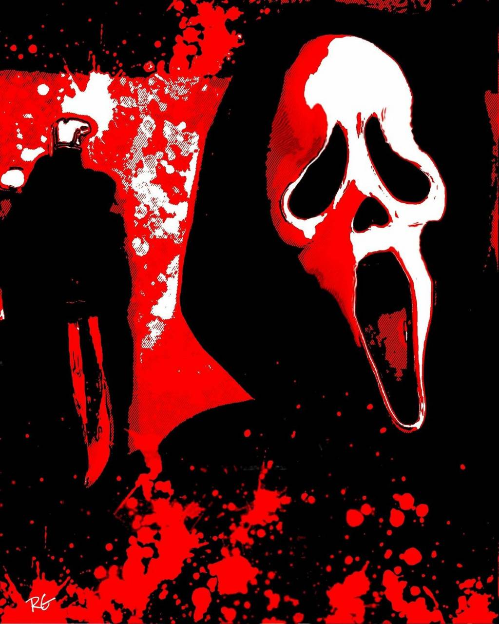 Background Scream Wallpaper