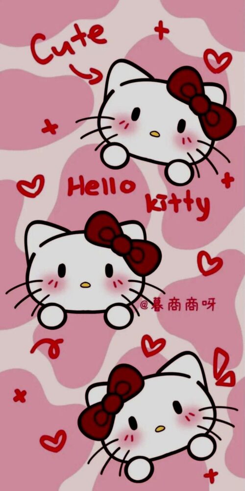 Background Hellokitty Wallpaper