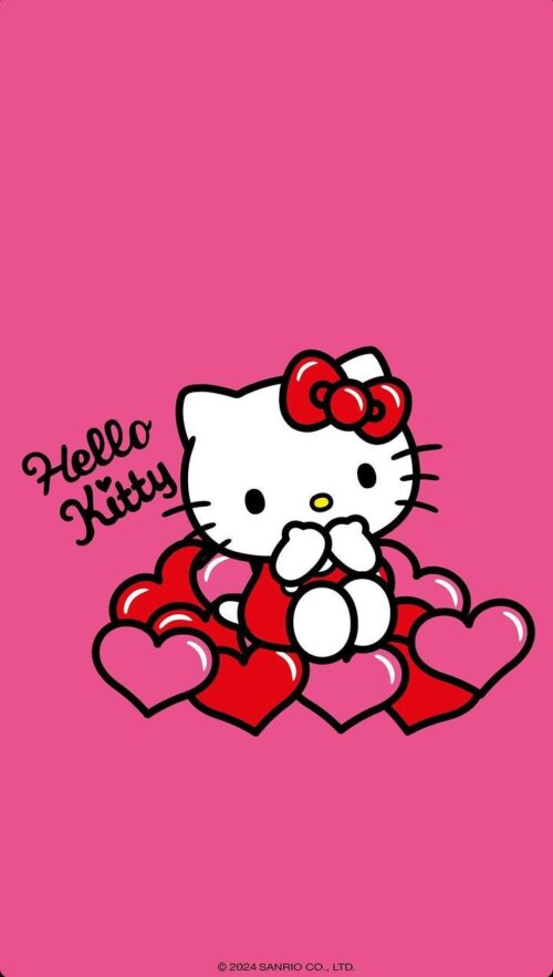 Background Hellokitty Wallpaper