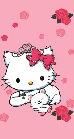 Background Hellokitty Wallpaper