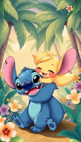 Background Stitch And Angel Wallpaper