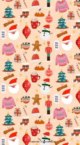 Preppy Christmas Wallpaper