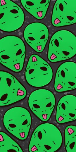 Background Alien Wallpaper