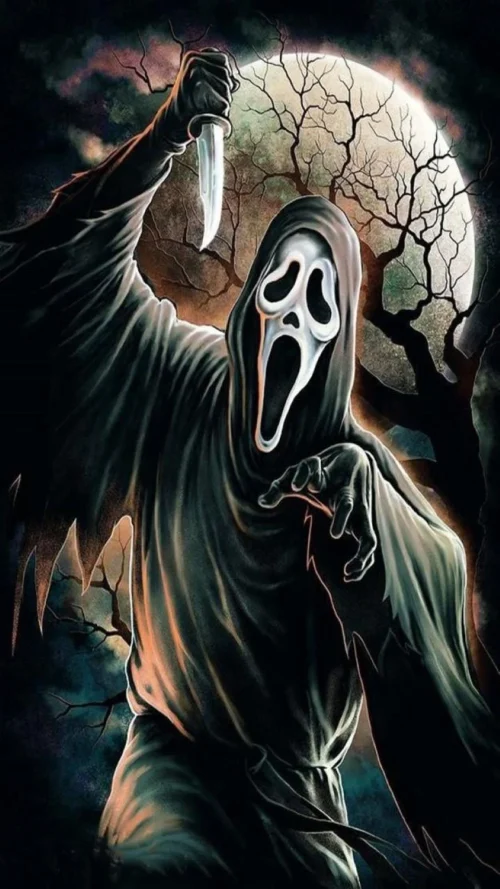 Background Ghost Face Wallpaper