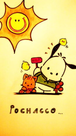 Background Pochacco Wallpaper