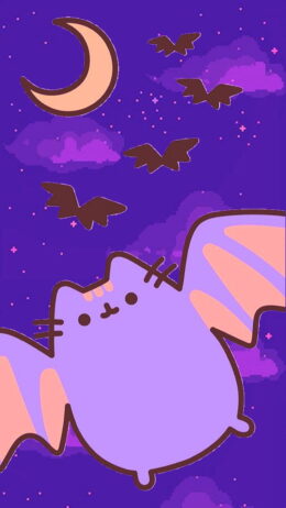 Background Pusheen Wallpaper