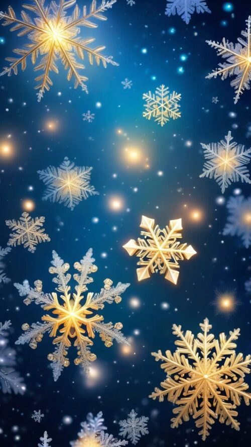 Background Snowflake Wallpaper