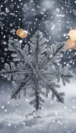 Background Snowflake Wallpaper