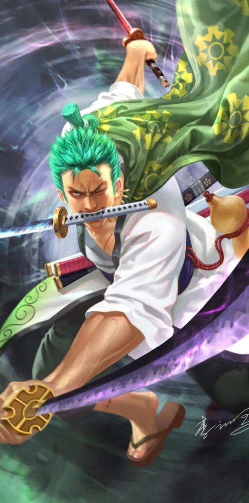 Background Zoro Wallpaper