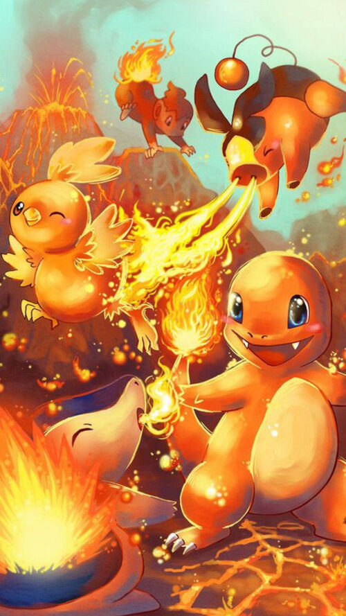 Background Charmander Wallpaper