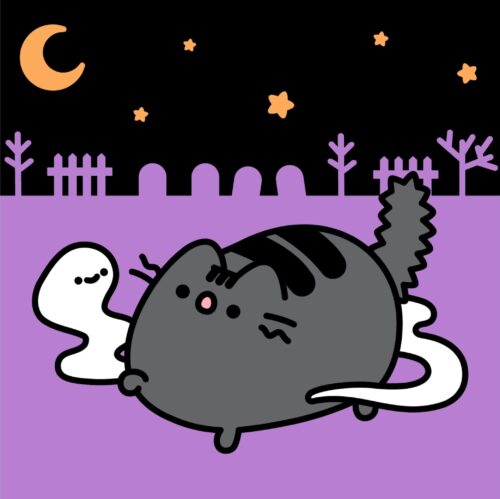 Background Pusheen Wallpaper