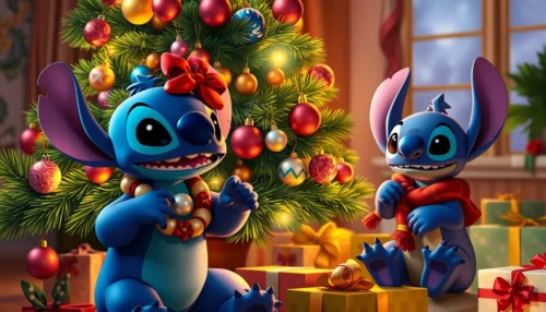 Christmas Stitch Wallpaper