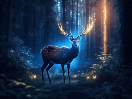 Background Deer Wallpaper