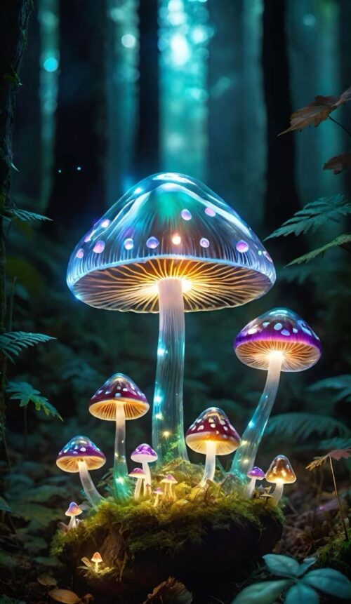 Background Mushroom Wallpaper