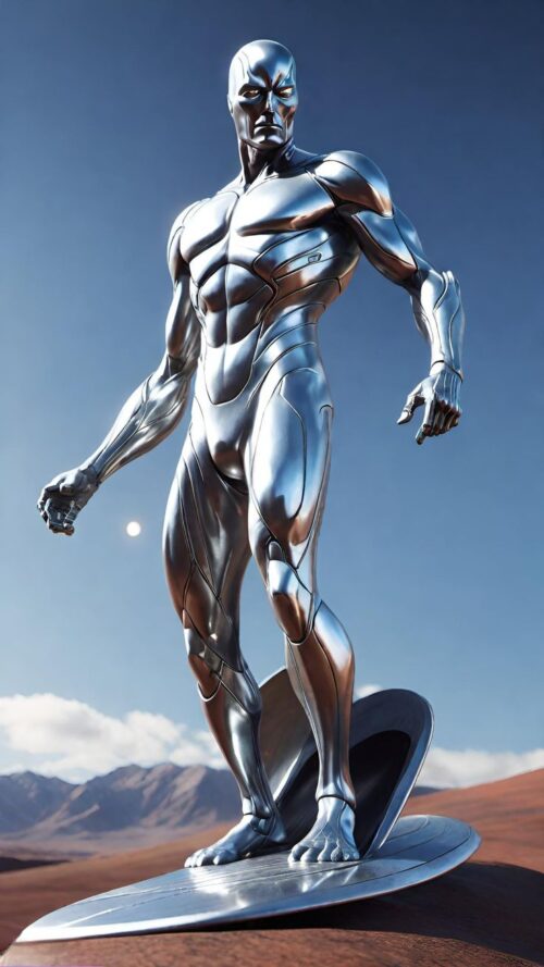 Silver Surfer Background Wallpaper