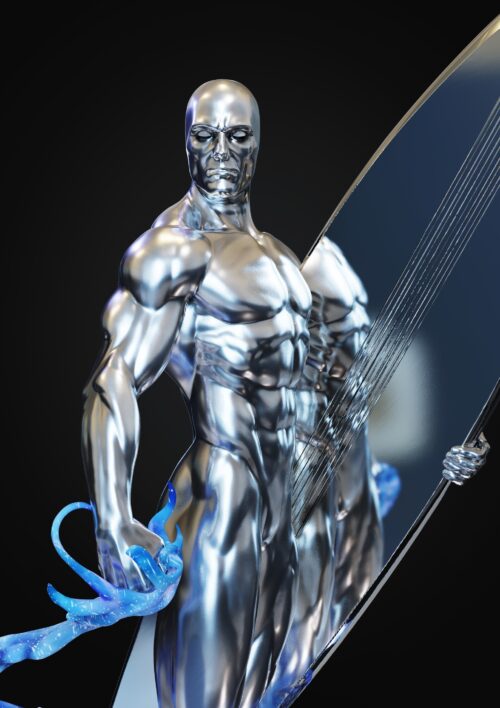 Silver Surfer Background Wallpaper