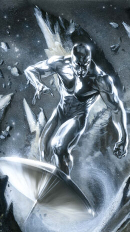 Silver Surfer Background Wallpaper