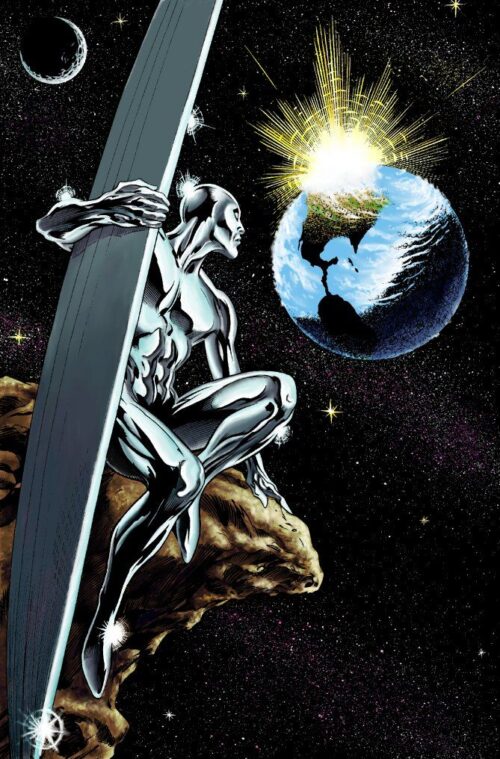 Silver Surfer Background Wallpaper