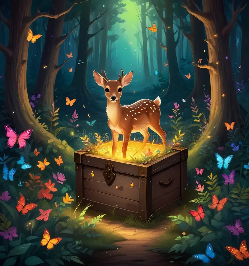 Background Deer Wallpaper