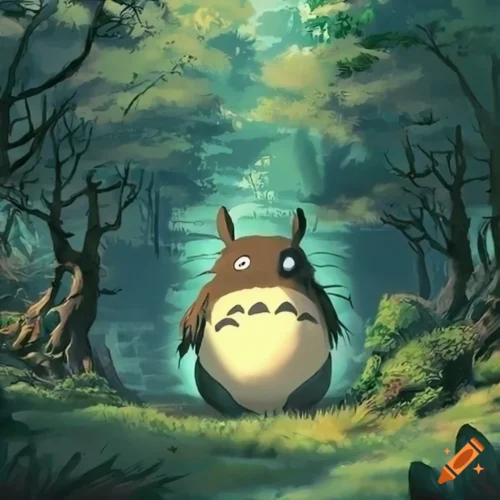 Background Totoro Wallpaper