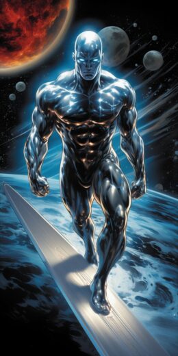 Silver Surfer Desktop Wallpaper