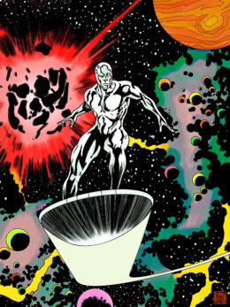 Background Silver Surfer Wallpaper