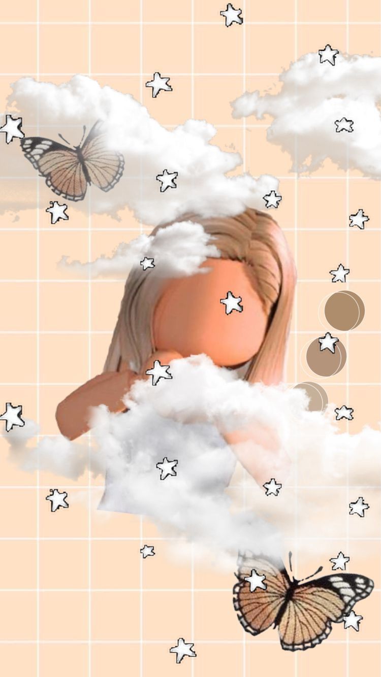 Roblox Girl Wallpaper Enwallpaper - roblox character girl cute background