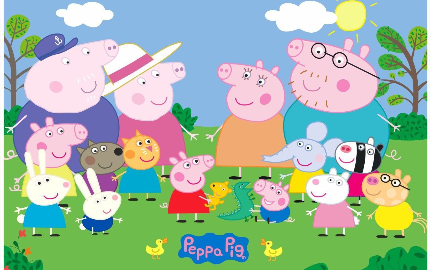Who is inside Peppa Pig's house in the Peppa Pig house wallpaper? :  r/peppapiglore
