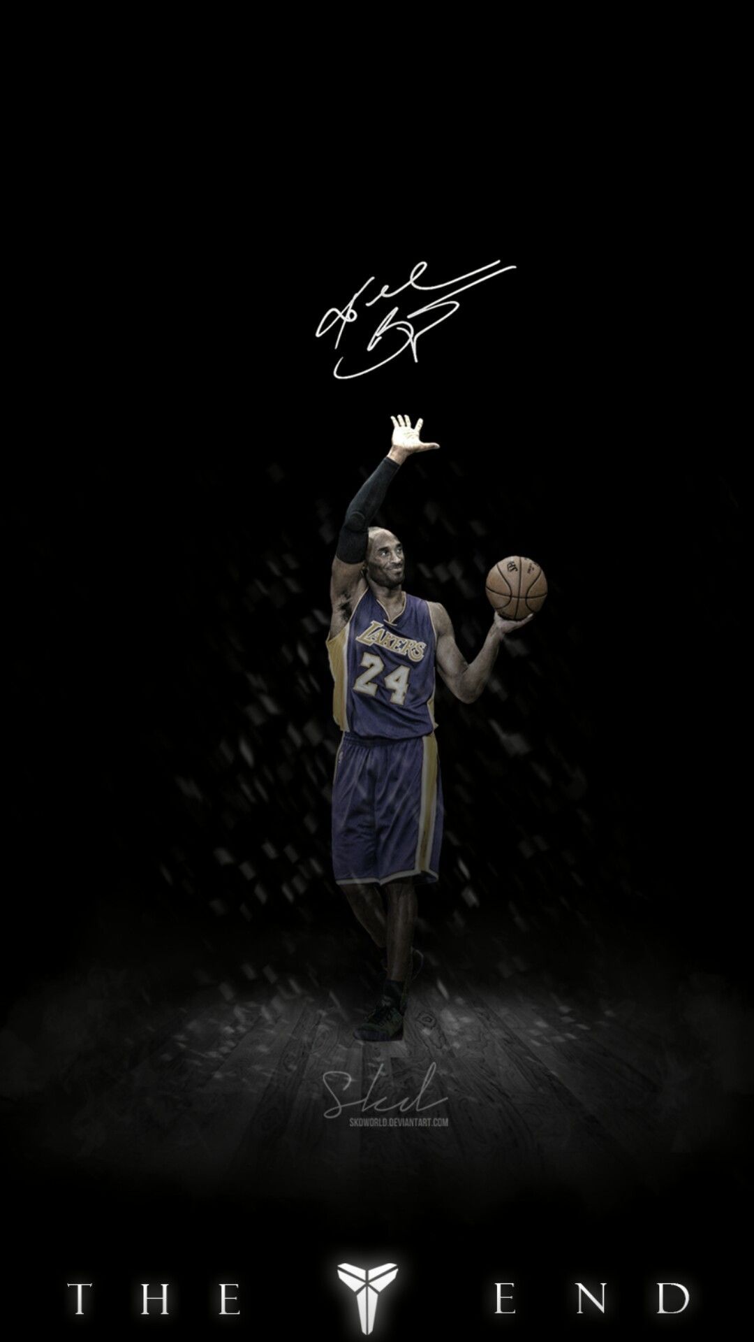 Download King Kobe Bryant Cartoon Wallpaper