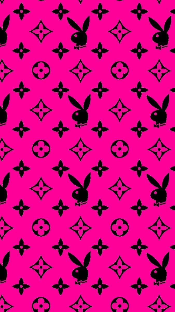 Pink Lv Butterfly Wallpaper